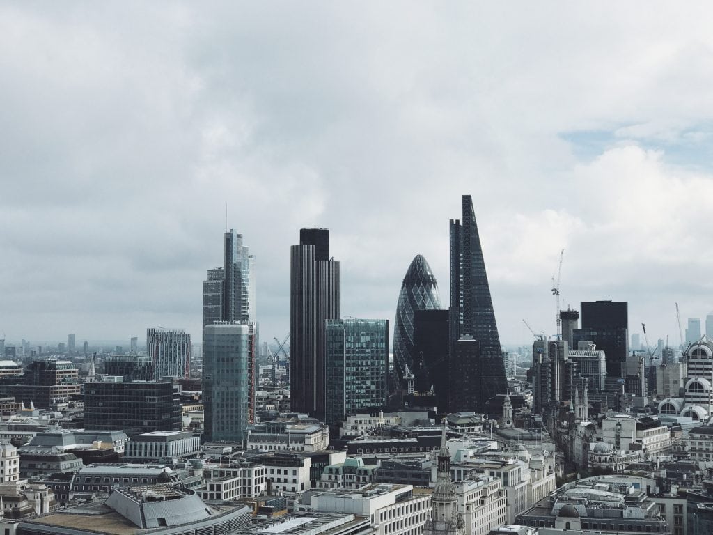 city skyline of London