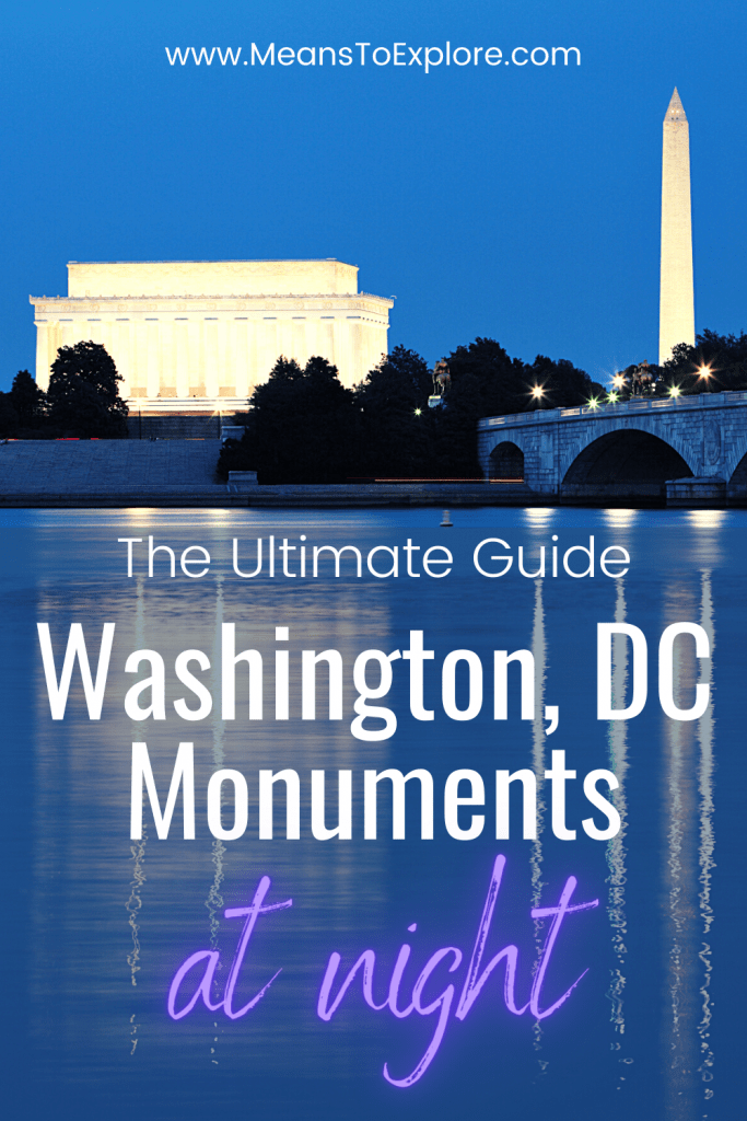 washington dc monuments tour night