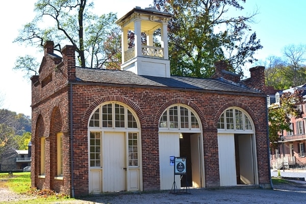 Brick building known as John Brown's Fort in Harpers Ferry National Historical Park