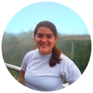 Headshot of Rachel Means at Clingmans Dome in Smoky Mountains