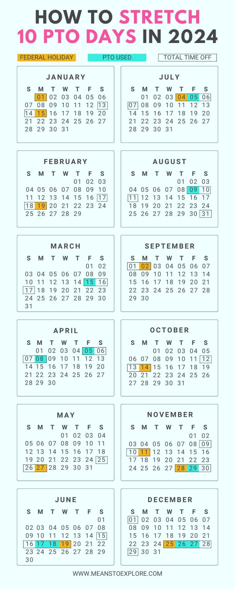 Maximize Pto Days 2025 Calendar Alika Alexine